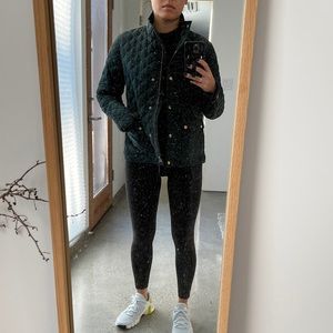 J Crew Green Light quilted down jacket